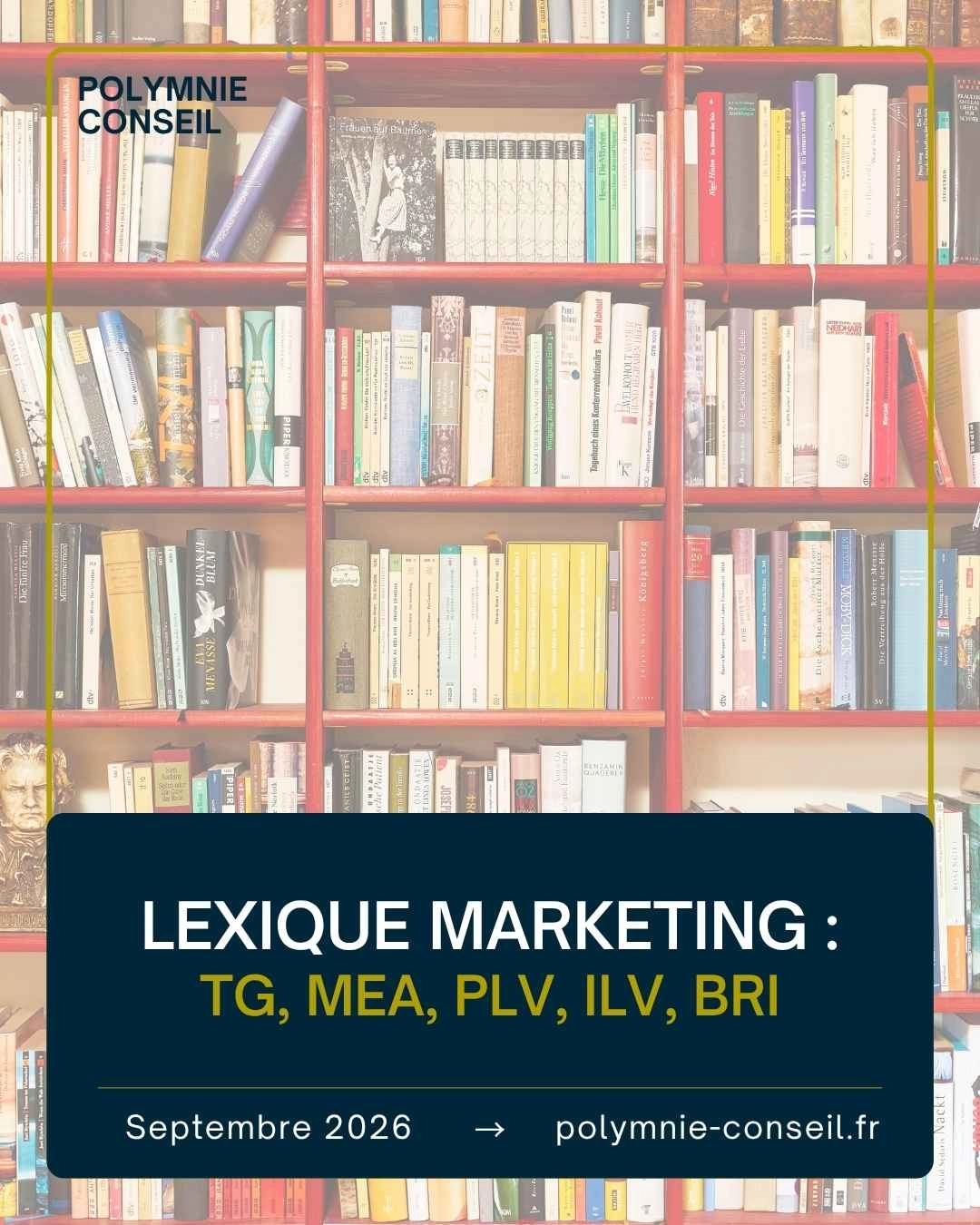 Lexique marketing du point de vente : TG, MEA, PLV, ILV et BRI